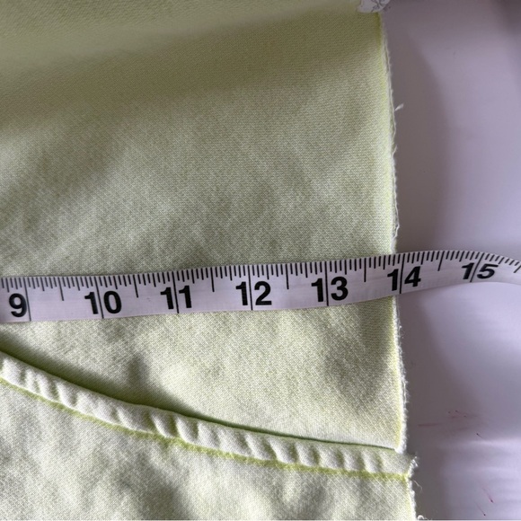 Urban Outfitters Women Out from Under Cropped Half Zip Lime Green Pullover Med - Picture 9 of 9